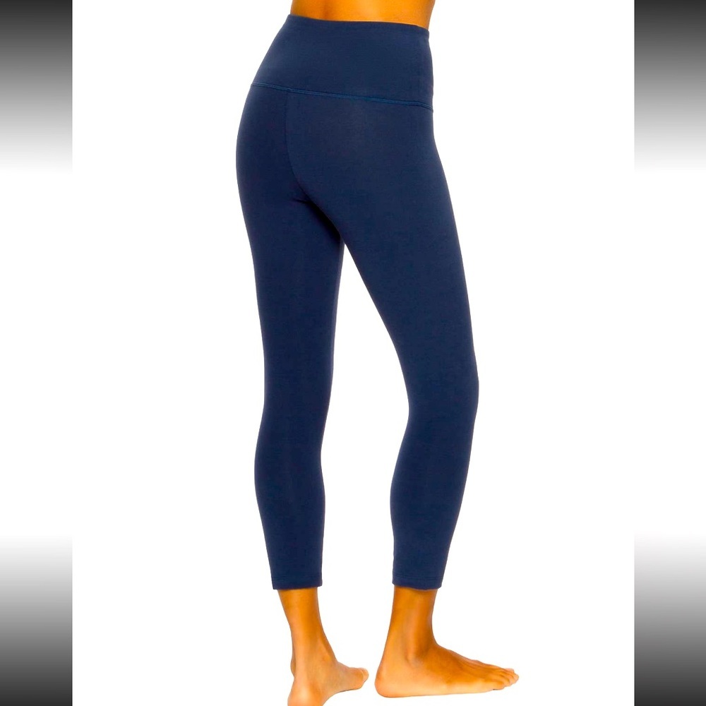 Felina Lurra Cotton Span Capri Leggings Mid Rise Size X- Large Lounge Wear